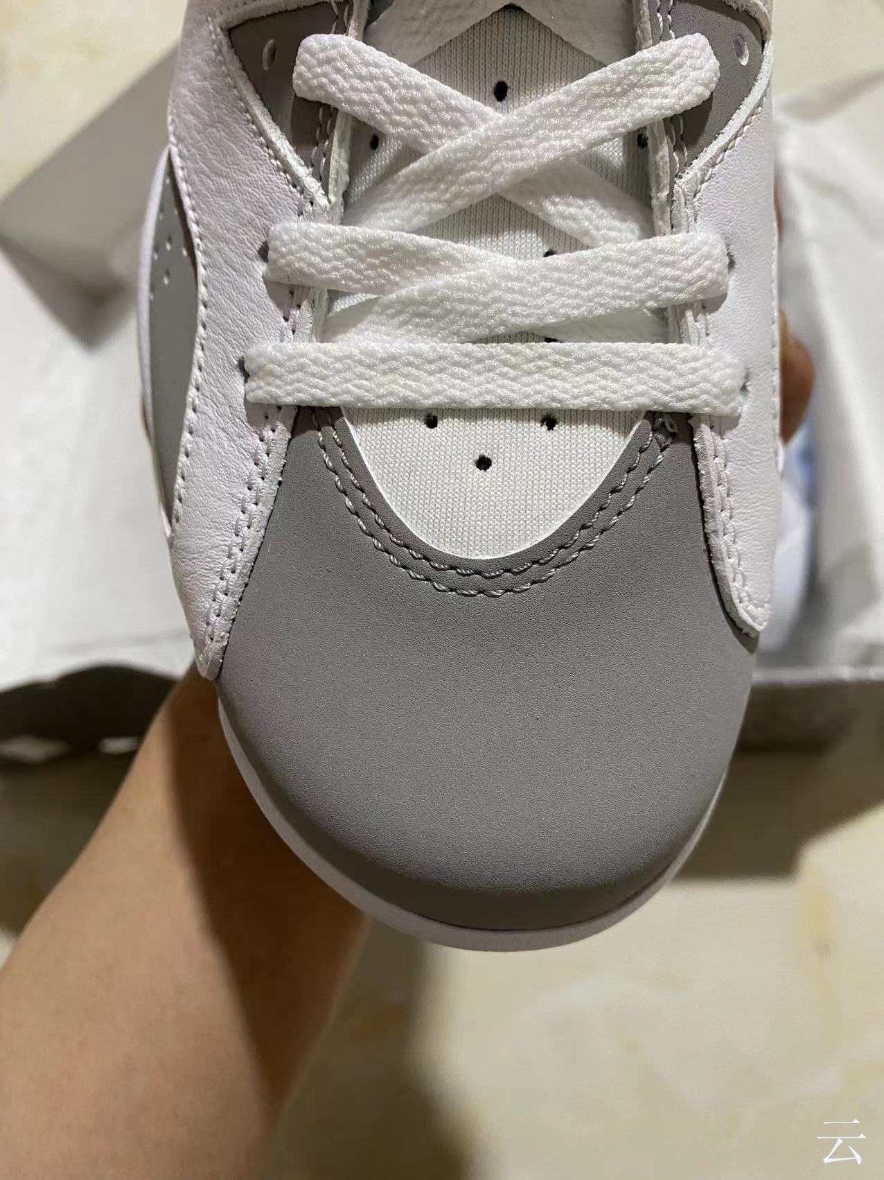 Nike (NIKE) [Trend] 21! Jordan 1st generation Air Jordan aj1 white, black, blue and gold, low-top item number CZ0790-104 Head-layer leather real mark 21. No. 27 40-47.5 Shipping 14 - Image 5